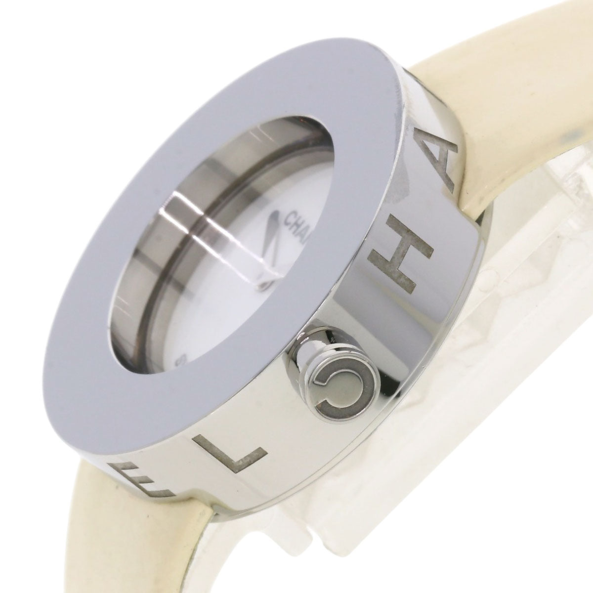 CHANEL La Ronde Watches H0579 Stainless Steel/Leather Ladies