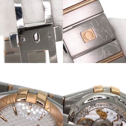 OMEGA Constellation 1.4" Coaxial Watches 123.20.35.20.02.005 Stainless Steel/SSxK18PG mens