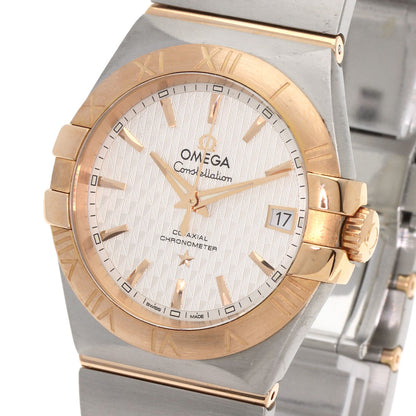OMEGA Constellation 1.4" Coaxial Watches 123.20.35.20.02.005 Stainless Steel/SSxK18PG mens