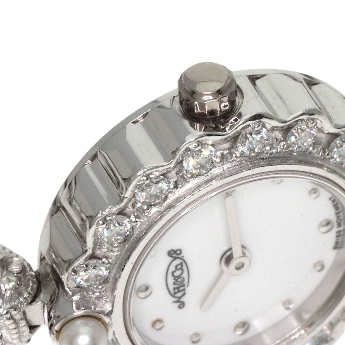 SELECT WATCH HEIWADO Round Face Diamond Watches 1L004.52 Platinum PT950/PT950xPT850 Ladies