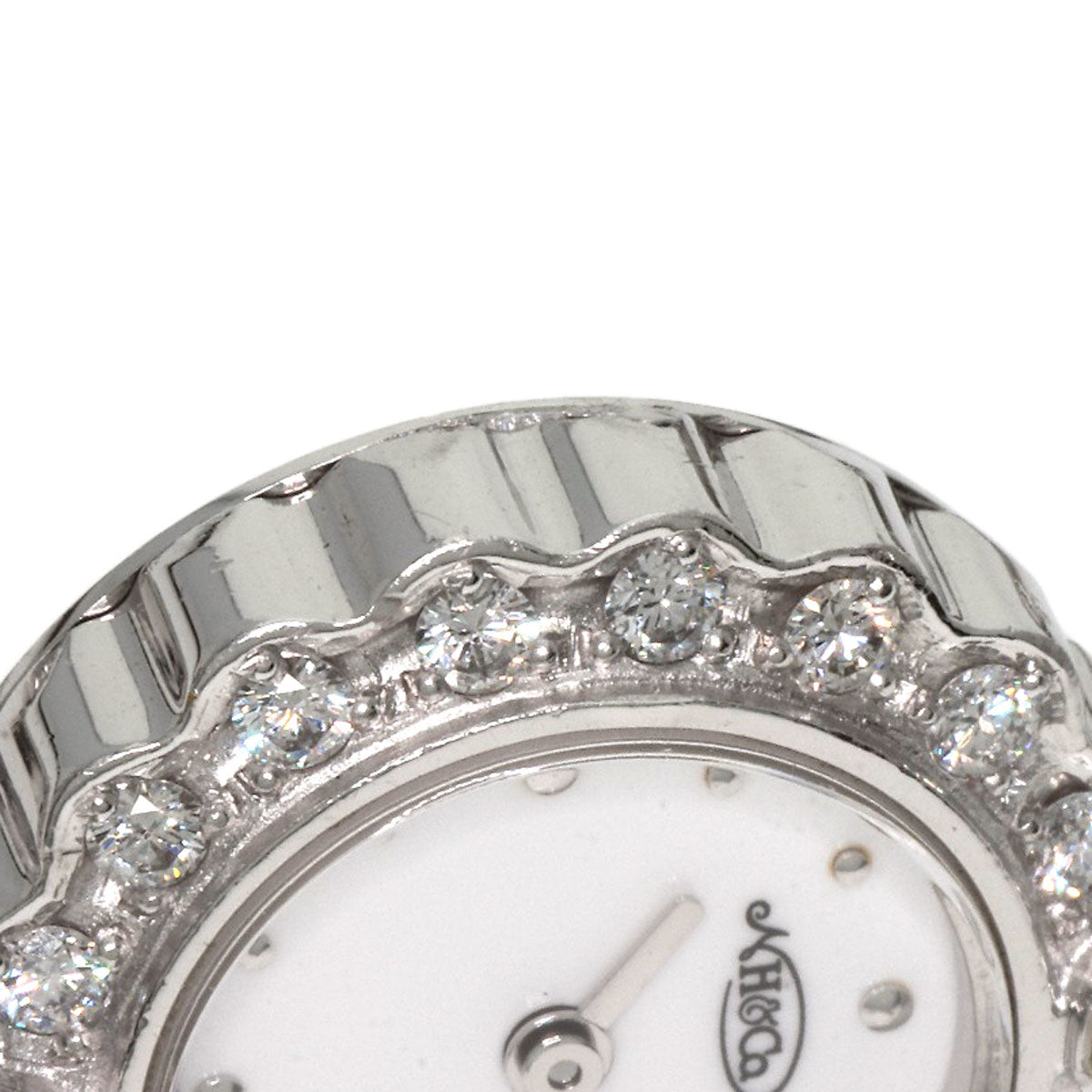 SELECT WATCH HEIWADO Round Face Diamond Watches 1L004.52 Platinum PT950/PT950xPT850 Ladies