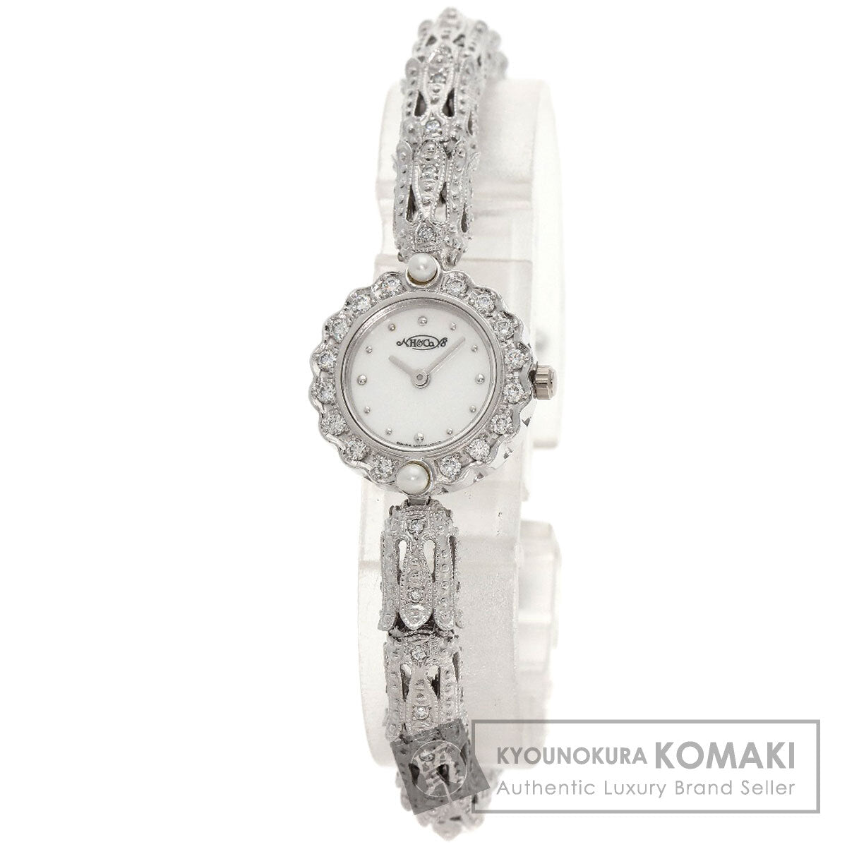 SELECT WATCH HEIWADO Round Face Diamond Watches 1L004.52 Platinum PT950/PT950xPT850 Ladies