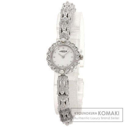 SELECT WATCH HEIWADO Round Face Diamond Watches 1L004.52 Platinum PT950/PT950xPT850 Ladies