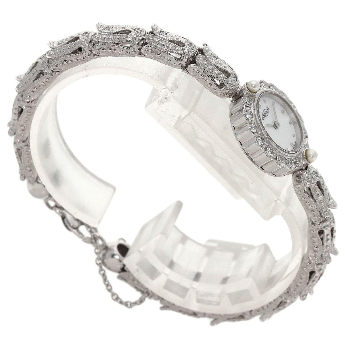 SELECT WATCH HEIWADO Round Face Diamond Watches 1L004.52 Platinum PT950/PT950xPT850 Ladies