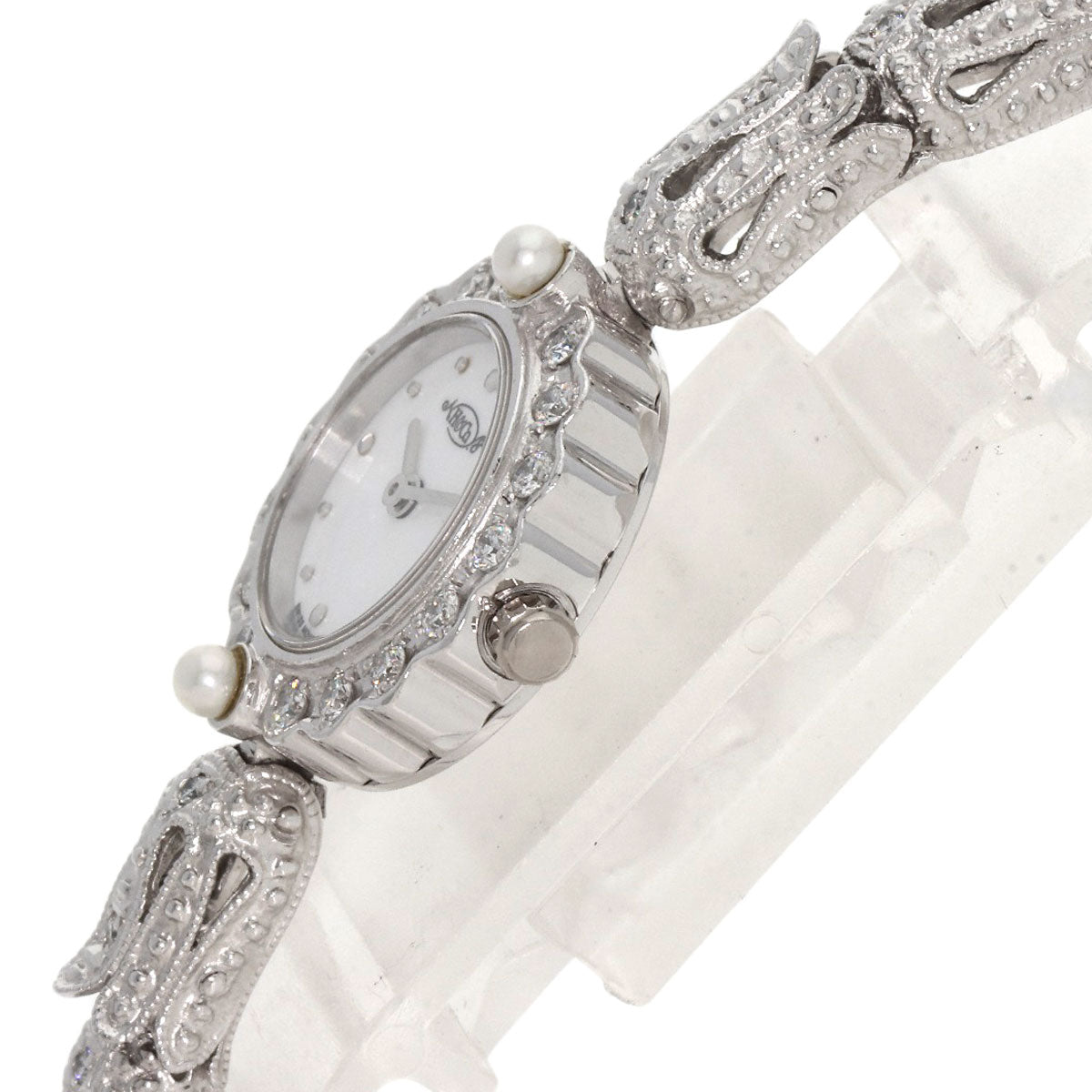 SELECT WATCH HEIWADO Round Face Diamond Watches 1L004.52 Platinum PT950/PT950xPT850 Ladies