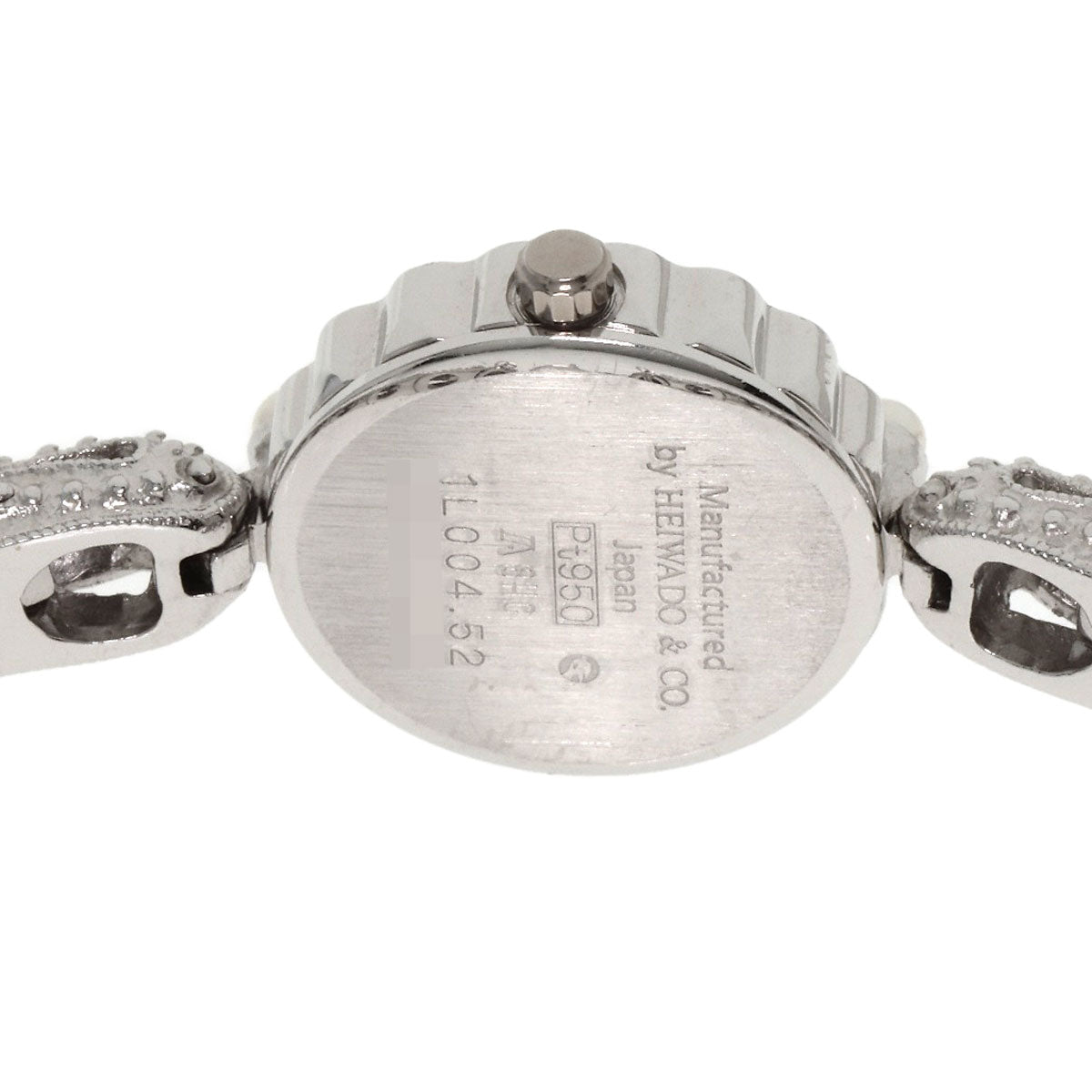 SELECT WATCH HEIWADO Round Face Diamond Watches 1L004.52 Platinum PT950/PT950xPT850 Ladies