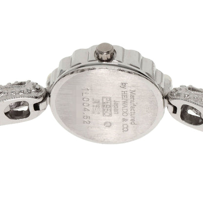 SELECT WATCH HEIWADO Round Face Diamond Watches 1L004.52 Platinum PT950/PT950xPT850 Ladies