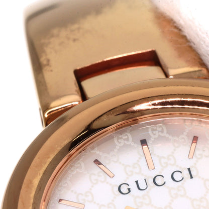 GUCCI GG Shell Bangle Watches 134.5 PGP/PGP Ladies