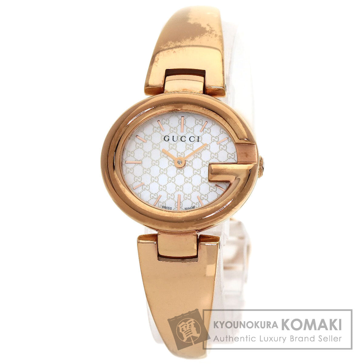 GUCCI GG Shell Bangle Watches 134.5 PGP/PGP Ladies
