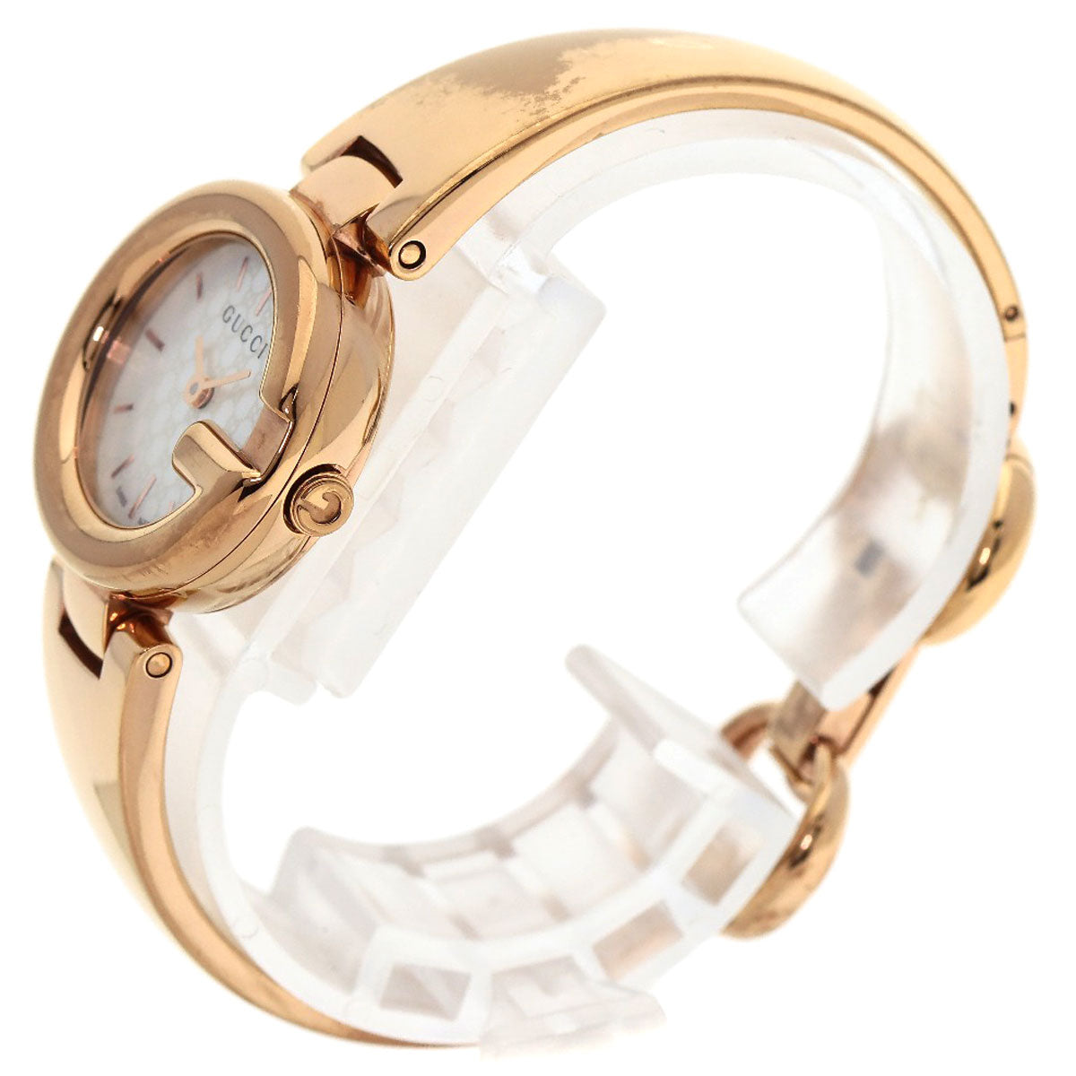 GUCCI GG Shell Bangle Watches 134.5 PGP/PGP Ladies