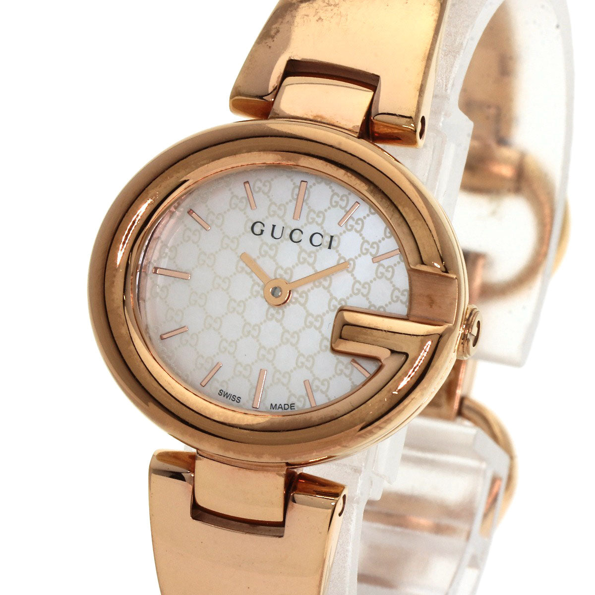 GUCCI GG Shell Bangle Watches 134.5 PGP/PGP Ladies