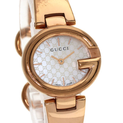 GUCCI GG Shell Bangle Watches 134.5 PGP/PGP Ladies