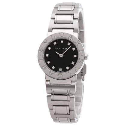 BVLGARI BVLGARI BVLGARI 12P Diamond Watches BB26BSS/12N Stainless Steel/Stainless Steel Ladies