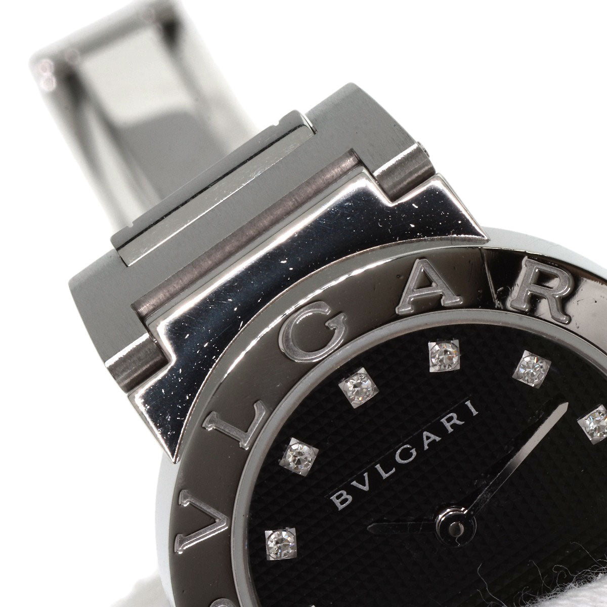 BVLGARI BVLGARI BVLGARI 12P Diamond Watches BB26BSS/12N Stainless Steel/Stainless Steel Ladies