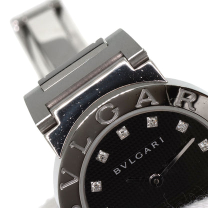 BVLGARI BVLGARI BVLGARI 12P Diamond Watches BB26BSS/12N Stainless Steel/Stainless Steel Ladies
