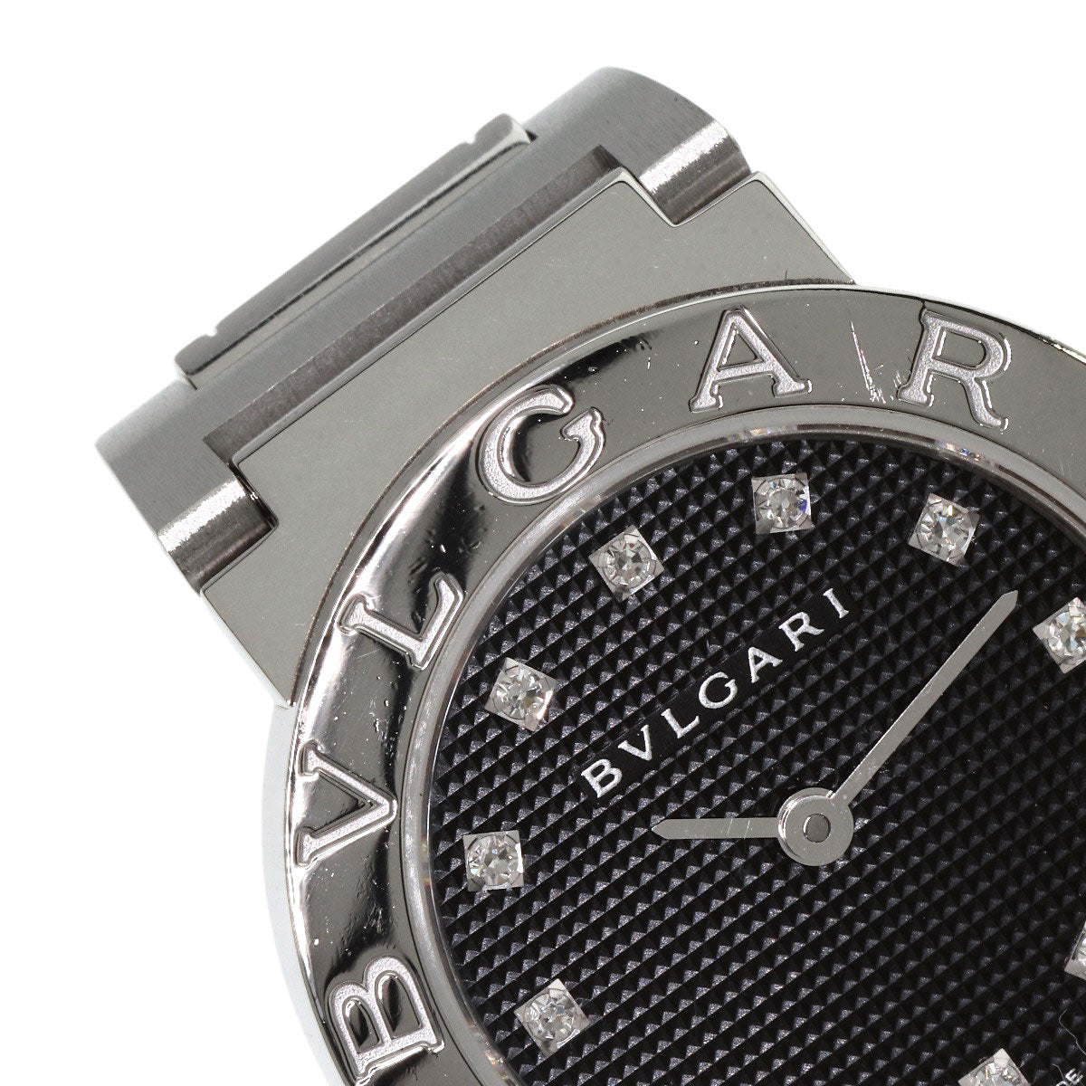 BVLGARI BVLGARI BVLGARI 12P Diamond Watches BB26BSS/12N Stainless Steel/Stainless Steel Ladies
