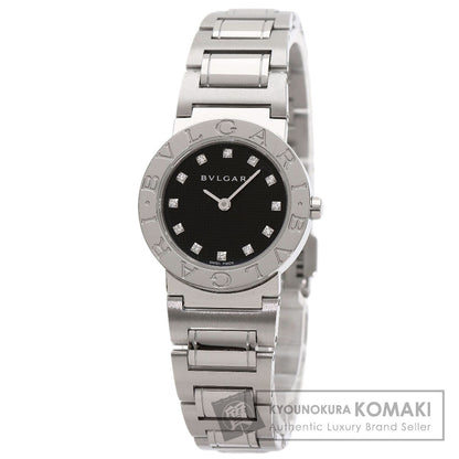 BVLGARI BVLGARI BVLGARI 12P Diamond Watches BB26BSS/12N Stainless Steel/Stainless Steel Ladies