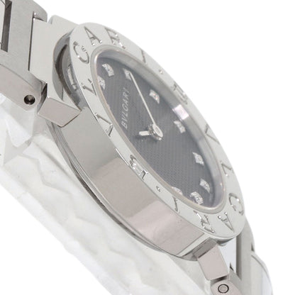 BVLGARI BVLGARI BVLGARI 12P Diamond Watches BB26BSS/12N Stainless Steel/Stainless Steel Ladies