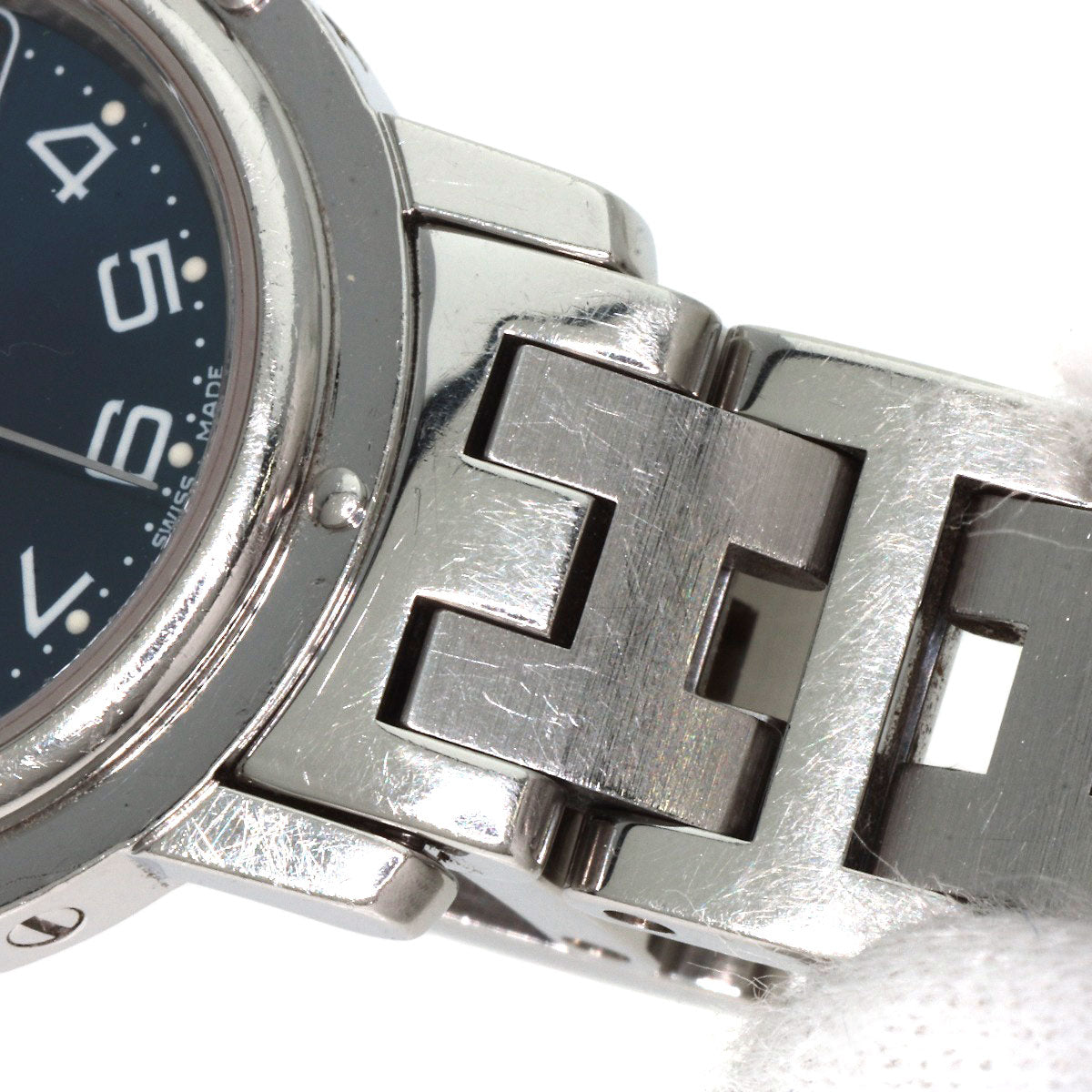 HERMES Clipper Watches CL4.210 Stainless Steel/Stainless Steel Ladies