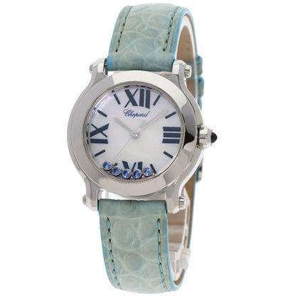 Chopard Happy sports Watches 8509 Stainless Steel/Leather Ladies