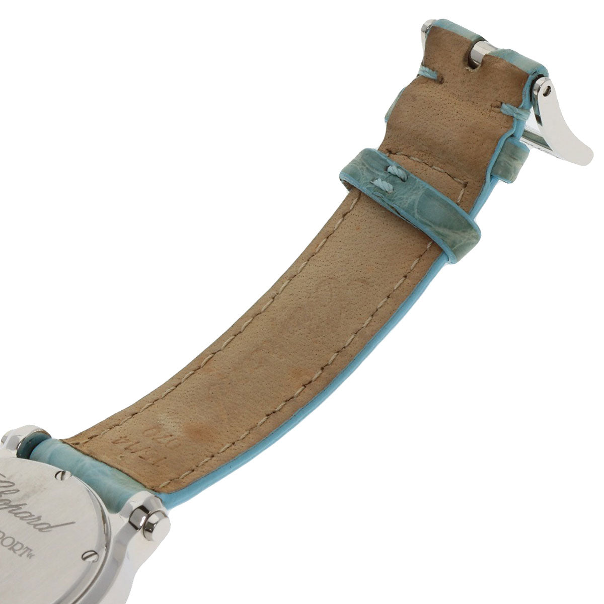 Chopard Happy sports Watches 8509 Stainless Steel/Leather Ladies