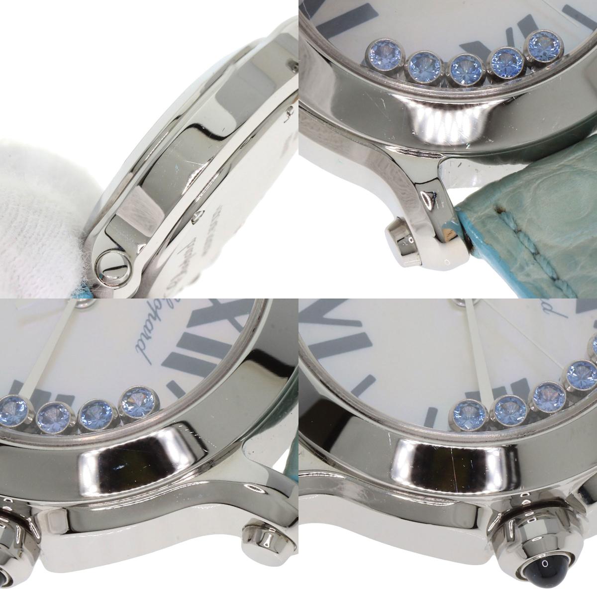 Chopard Happy sports Watches 8509 Stainless Steel/Leather Ladies