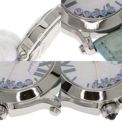 Chopard Happy sports Watches 8509 Stainless Steel/Leather Ladies