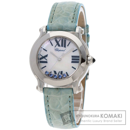 Chopard Happy sports Watches 8509 Stainless Steel/Leather Ladies