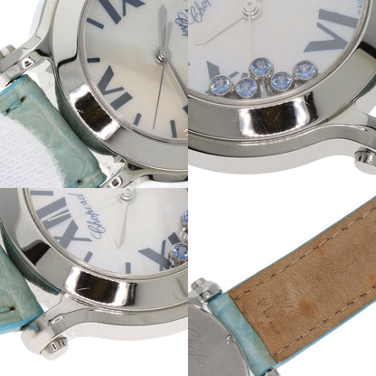 Chopard Happy sports Watches 8509 Stainless Steel/Leather Ladies
