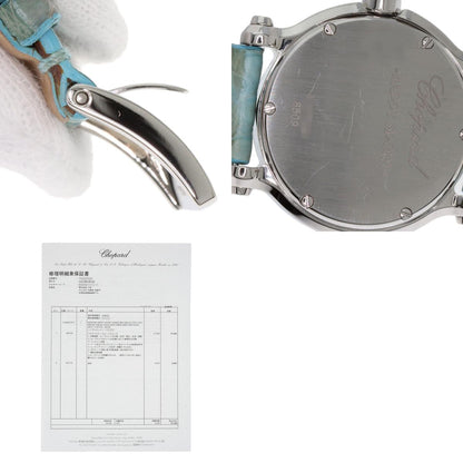 Chopard Happy sports Watches 8509 Stainless Steel/Leather Ladies