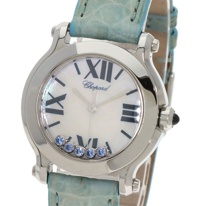 Chopard Happy sports Watches 8509 Stainless Steel/Leather Ladies