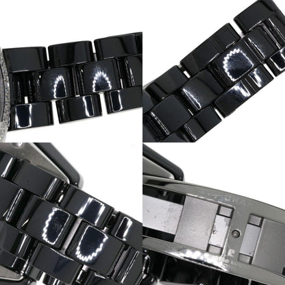 CHANEL J12 1.3" Diamond Double Bezel Watches H0949 Ceramic/Ceramic Ladies