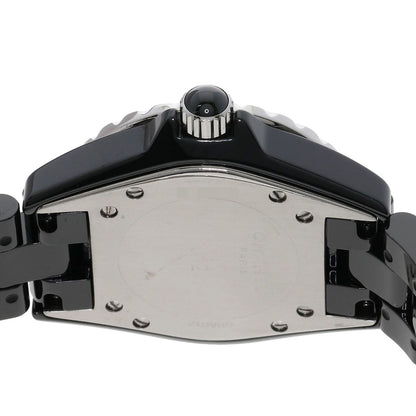 CHANEL J12 1.3" Diamond Double Bezel Watches H0949 Ceramic/Ceramic Ladies