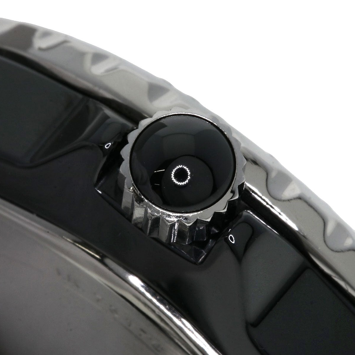 CHANEL J12 1.3" Diamond Double Bezel Watches H0949 Ceramic/Ceramic Ladies