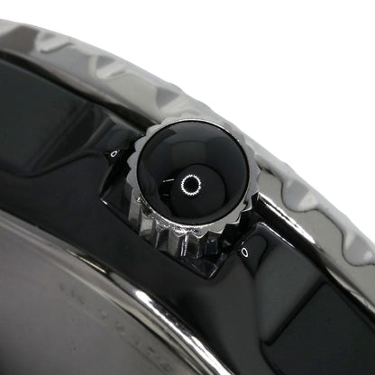 CHANEL J12 1.3" Diamond Double Bezel Watches H0949 Ceramic/Ceramic Ladies