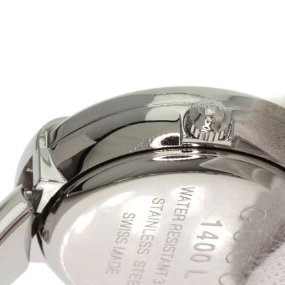 GUCCI Round Face GG Pink Shell Bangle Watches 1400L Stainless Steel/Stainless Steel Ladies