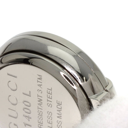 GUCCI Round Face GG Pink Shell Bangle Watches 1400L Stainless Steel/Stainless Steel Ladies