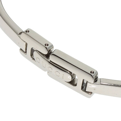 GUCCI Round Face GG Pink Shell Bangle Watches 1400L Stainless Steel/Stainless Steel Ladies