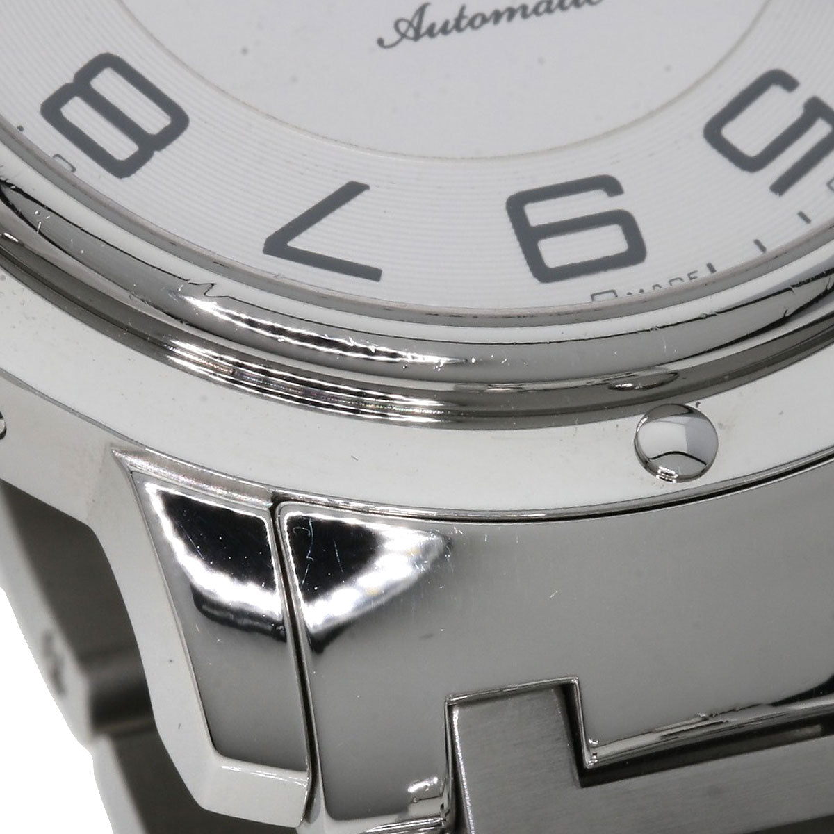 HERMES Clipper Classic Watches CP2.810 Stainless Steel/Stainless Steel mens