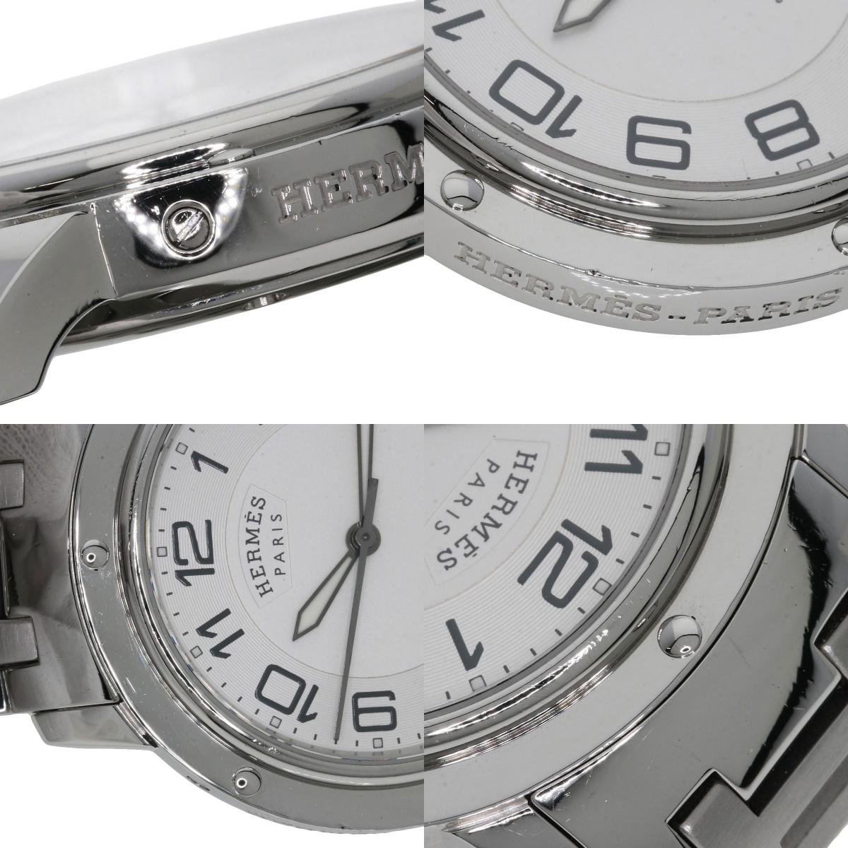 HERMES Clipper Classic Watches CP2.810 Stainless Steel/Stainless Steel mens