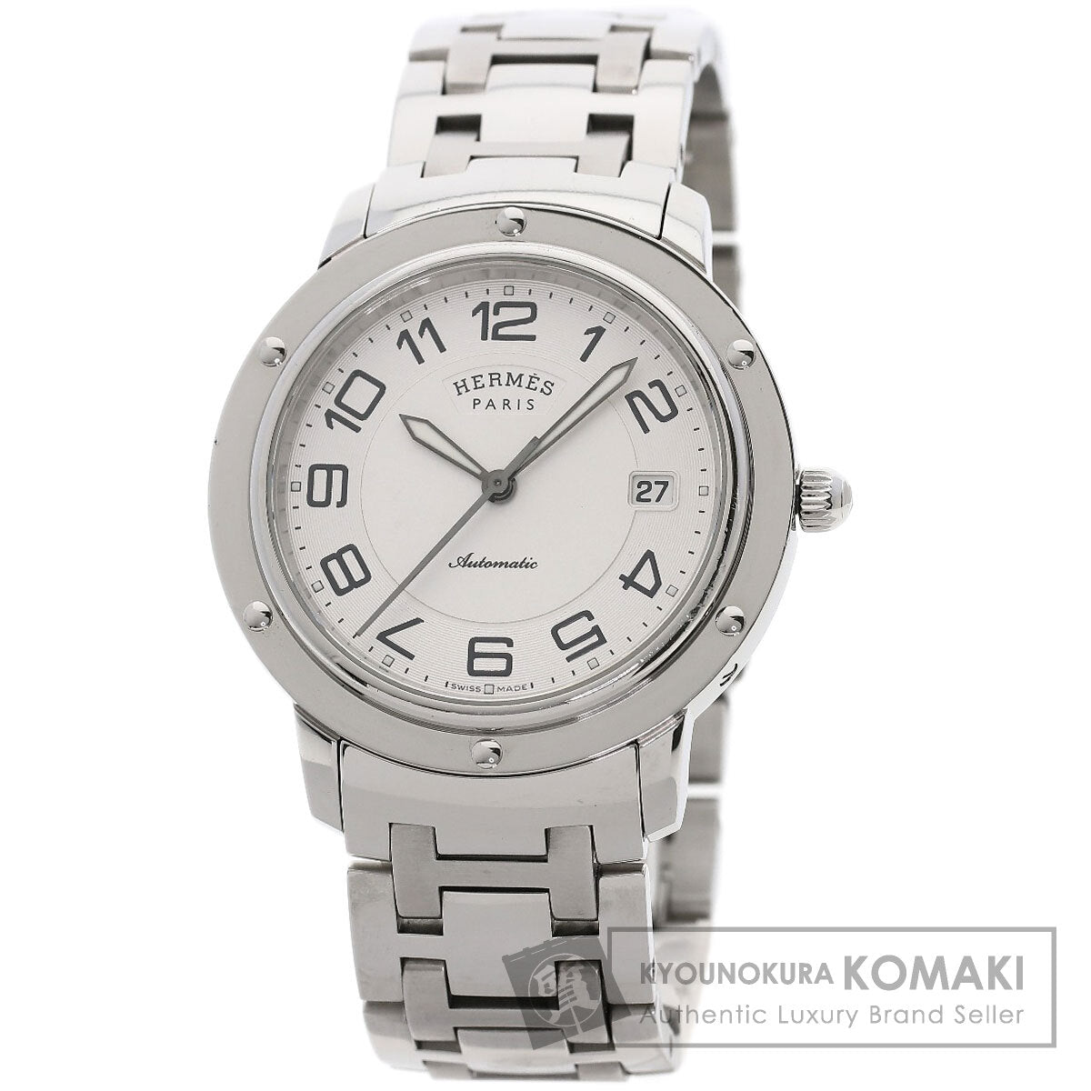HERMES Clipper Classic Watches CP2.810 Stainless Steel/Stainless Steel mens