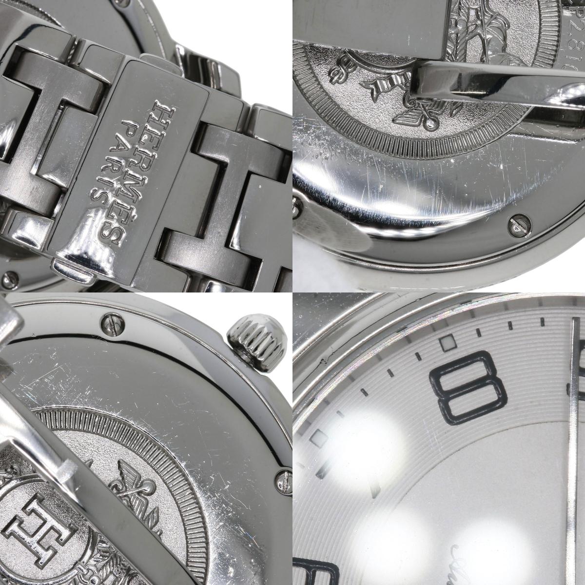 HERMES Clipper Classic Watches CP2.810 Stainless Steel/Stainless Steel mens