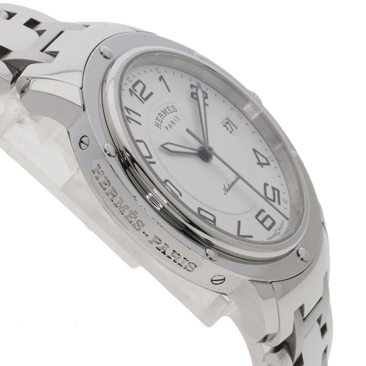 HERMES Clipper Classic Watches CP2.810 Stainless Steel/Stainless Steel mens