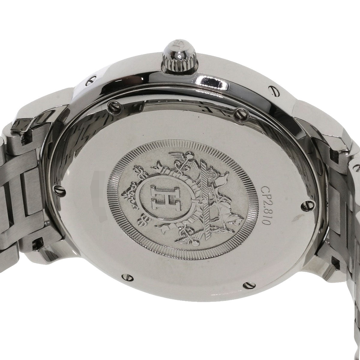 HERMES Clipper Classic Watches CP2.810 Stainless Steel/Stainless Steel mens