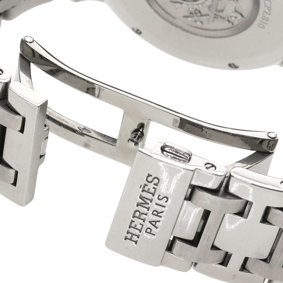 HERMES Clipper Classic Watches CP2.810 Stainless Steel/Stainless Steel mens