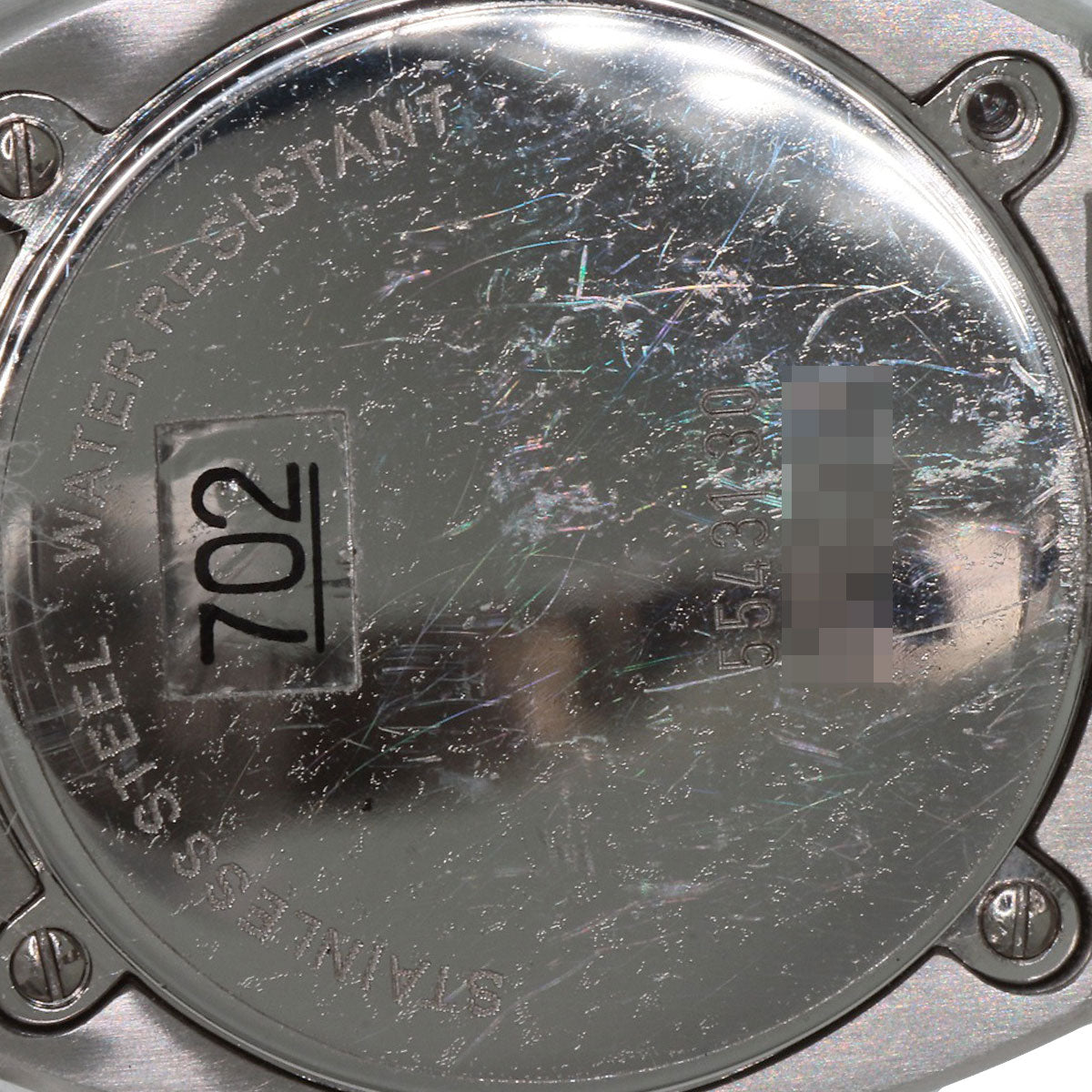 WALTHAM Round face Watches 55431.30 Stainless Steel/Stainless Steel Ladies