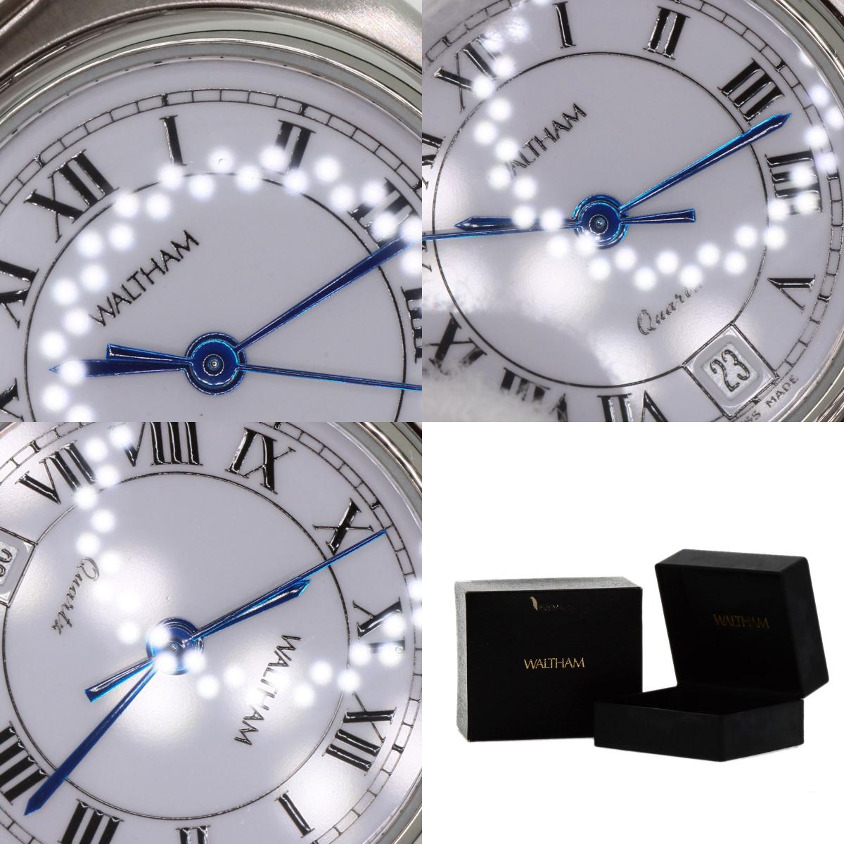 WALTHAM Round face Watches 55431.30 Stainless Steel/Stainless Steel Ladies