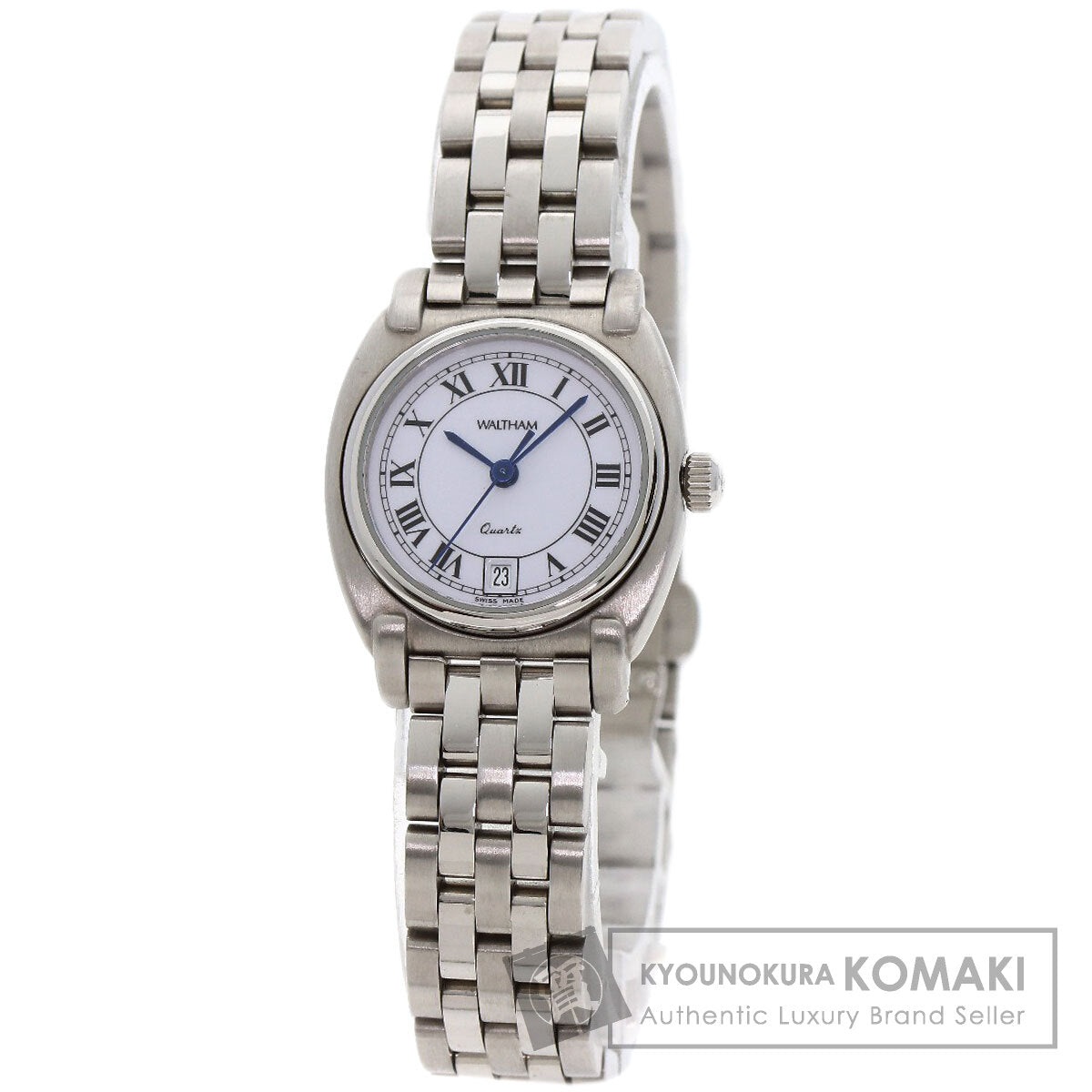 WALTHAM Round face Watches 55431.30 Stainless Steel/Stainless Steel Ladies
