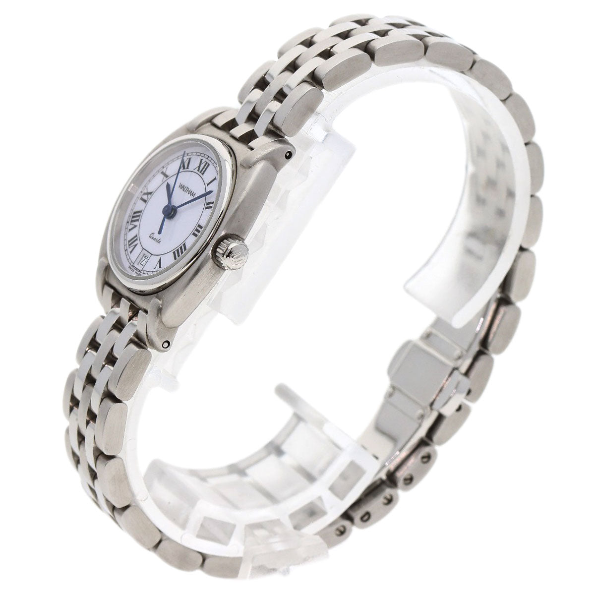 WALTHAM Round face Watches 55431.30 Stainless Steel/Stainless Steel Ladies