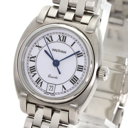 WALTHAM Round face Watches 55431.30 Stainless Steel/Stainless Steel Ladies